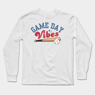 Game Day Vibes Baseball Long Sleeve T-Shirt